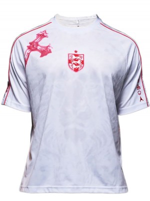 England Légendes vieux maillot becks 7 hommes uniforme blanc rétro 2025-2026